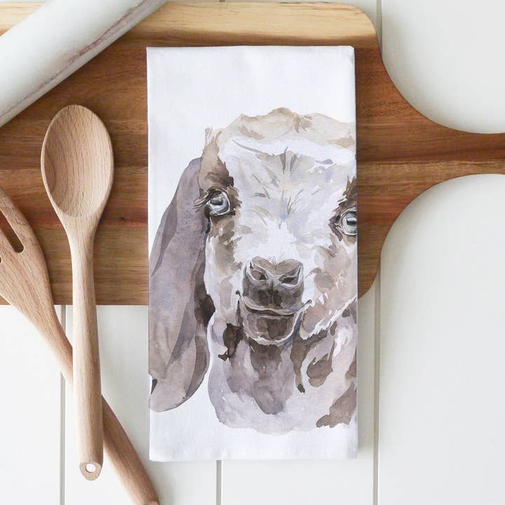 Goatling Tea Towel for wholesale by Porter Lane Home