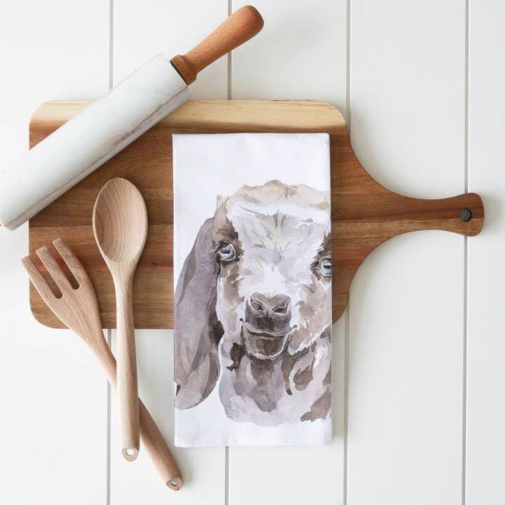 Goatling Tea Towel for wholesale by Porter Lane Home