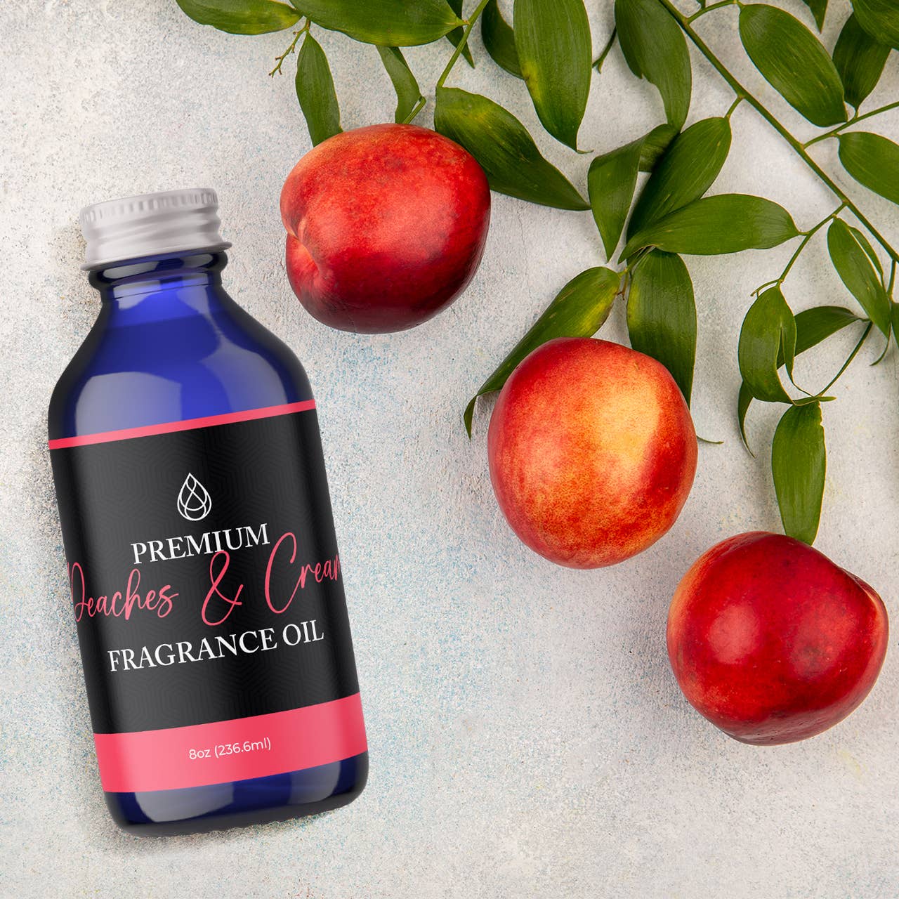 The Midwest Sea Salt Company - Vente Huile parfumée - Huile parfumée premium Pêches & Crème2