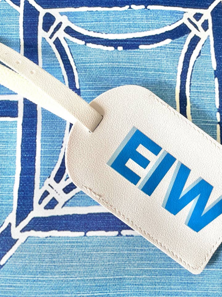 PERSONALIZED LUGGAGE TAG for wholesale by The Monogram Corner