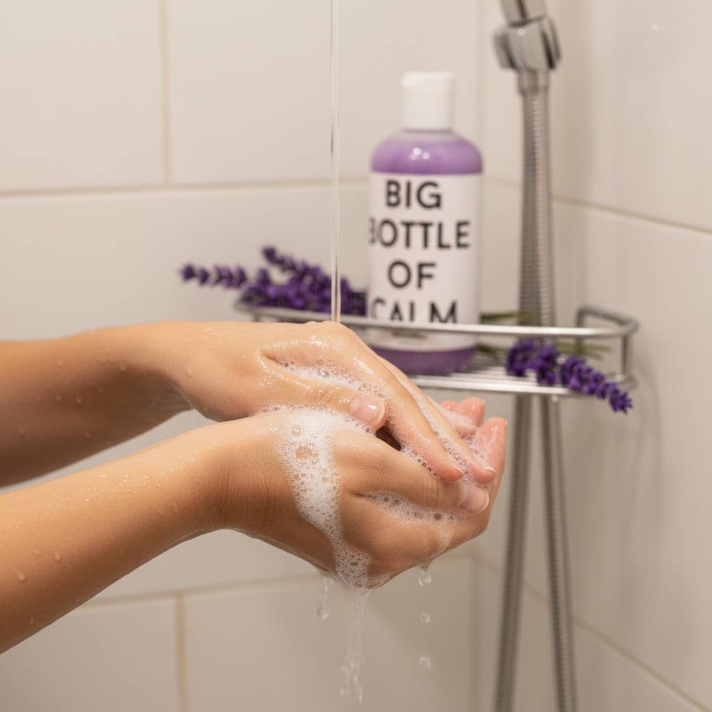 Pure Drop - Wholesale Body Wash/Shower Gel - Big Bottle Of Calm Lavender Shower Gel, Body Wash7