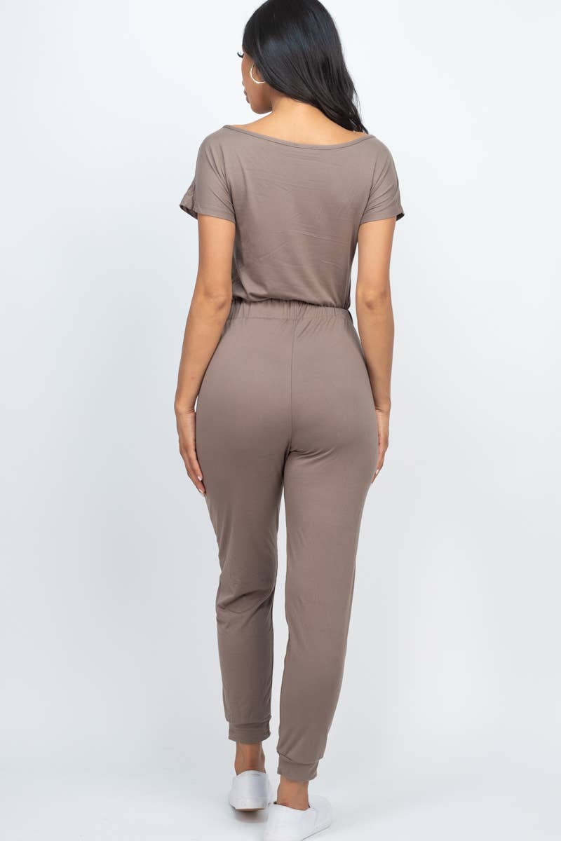 CAPELLA APPAREL – Großhandel Jumpsuit – Damen – Jumpsuit mit zwei Wege-Schultern und Kordelzug18