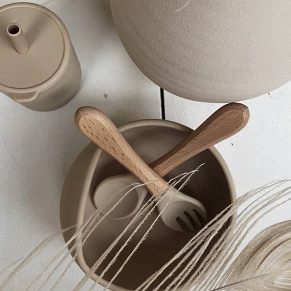 Siliconen Kom + Hepel/Horquilla - Arena para venta al por mayor de Little Indians