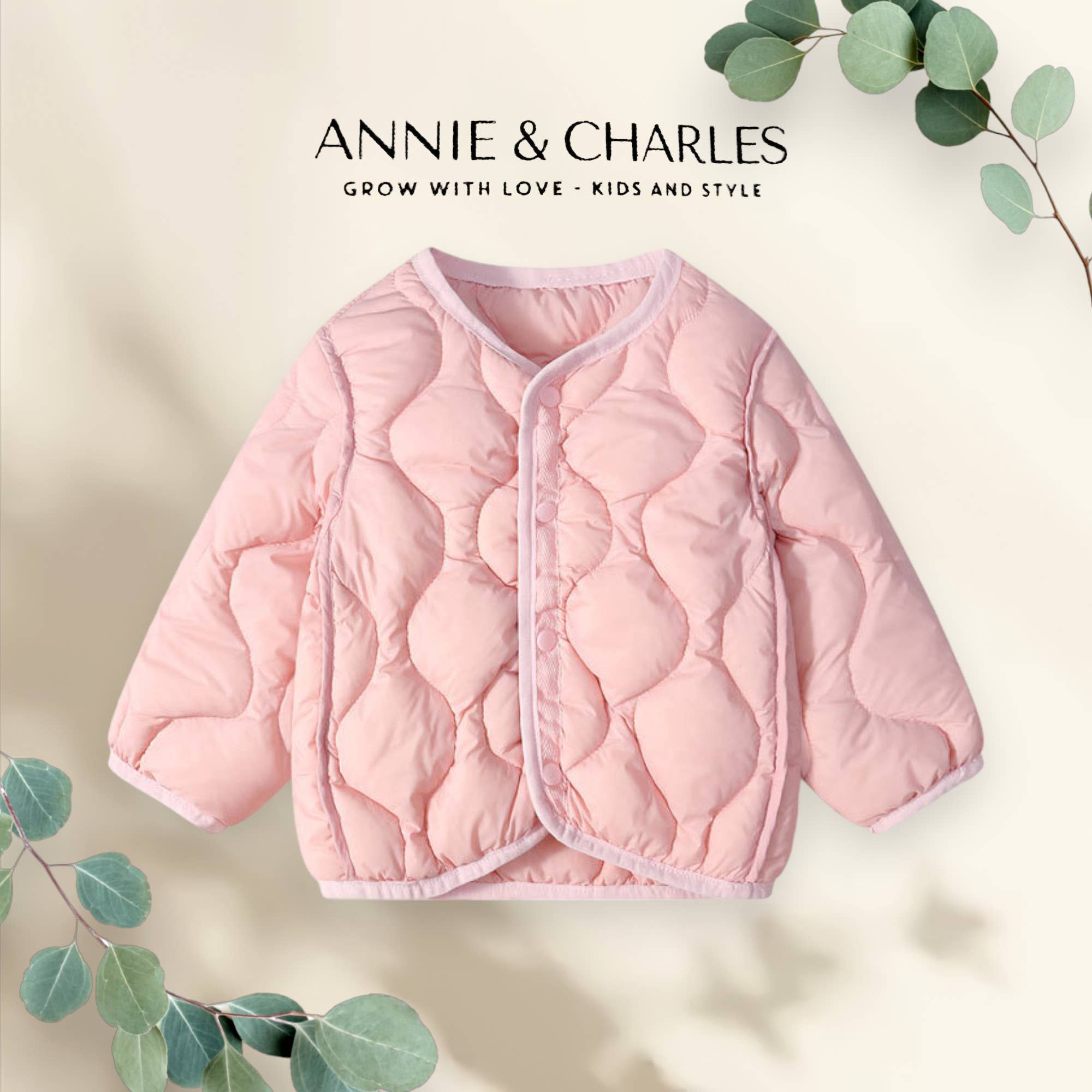 Annie & Charles - Wholesale Puffer Jacket - Kids - Annie & Charles® lightweight quilted jacket with down filling8