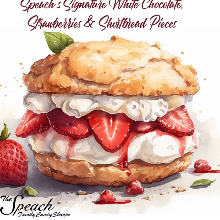 Strawberry Shortcake Brickle for wholesale by Speach Family Candy Shoppe