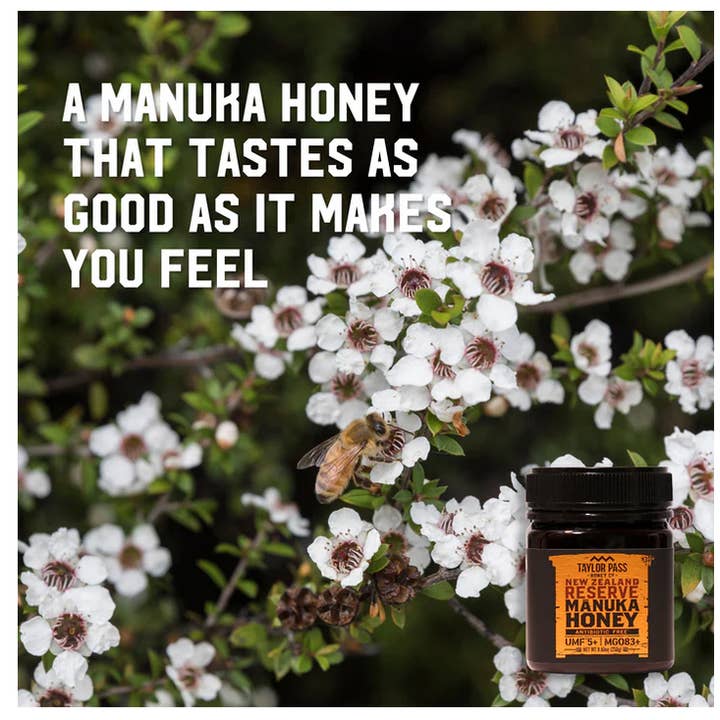 Naturz Beez - Wholesale Honing - Taylor Pass Reserve Manuka Honing UMF 5+ MGO83+ 250g
