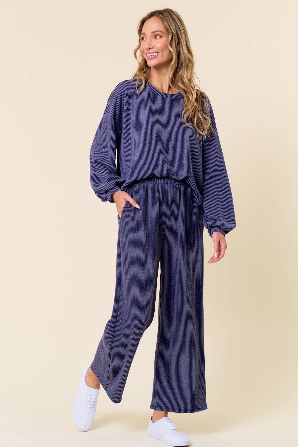 lovely melody - Wholesale Knit Top - Women's - LMT4100-Manifest ribbed top0