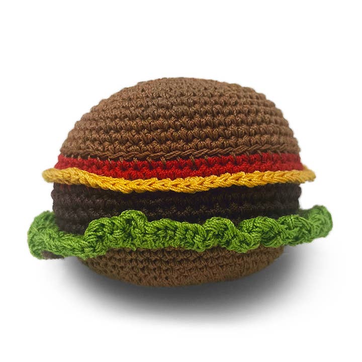 Crochet Toy - Burger for wholesale by Dogo Pet