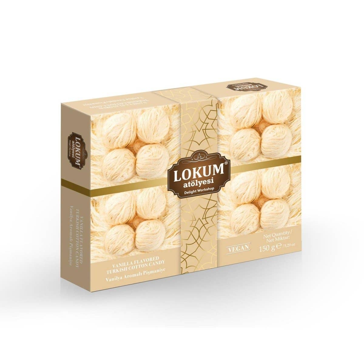 Aladdin - Wholesale Hard Candy - Lokum Atolyesi | Vanilla Flavored Floss Halva