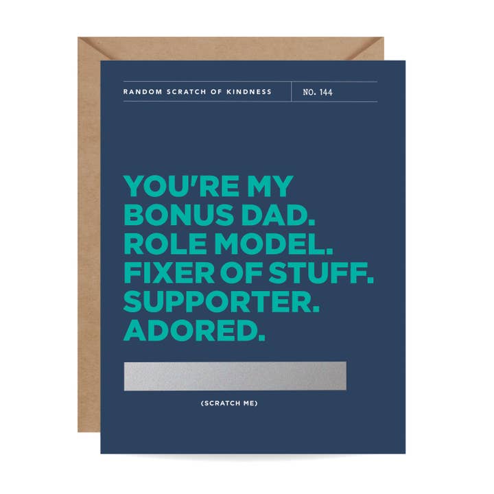 Inklings Paperie - Vendita all'ingrosso Biglietti per la Festa del Papà - Biglietto gratta e vinci - Bonus Dad - Festa del papà/Grazie1