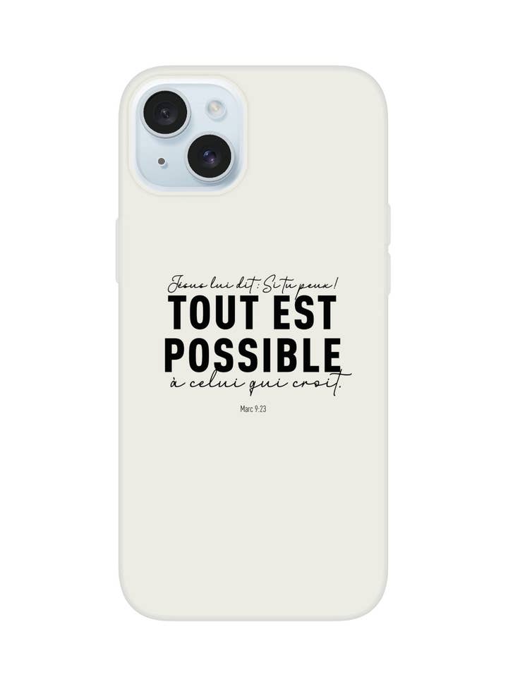 Custodia Cristiana Flessibile - Marco 9:23 - Iphone per la vendita all'ingrosso da parte di MokaMouse