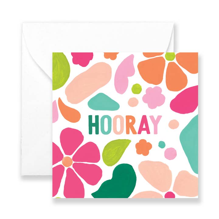 Hooray - Izzy Mini Greeting Card for wholesale by Isabella MG