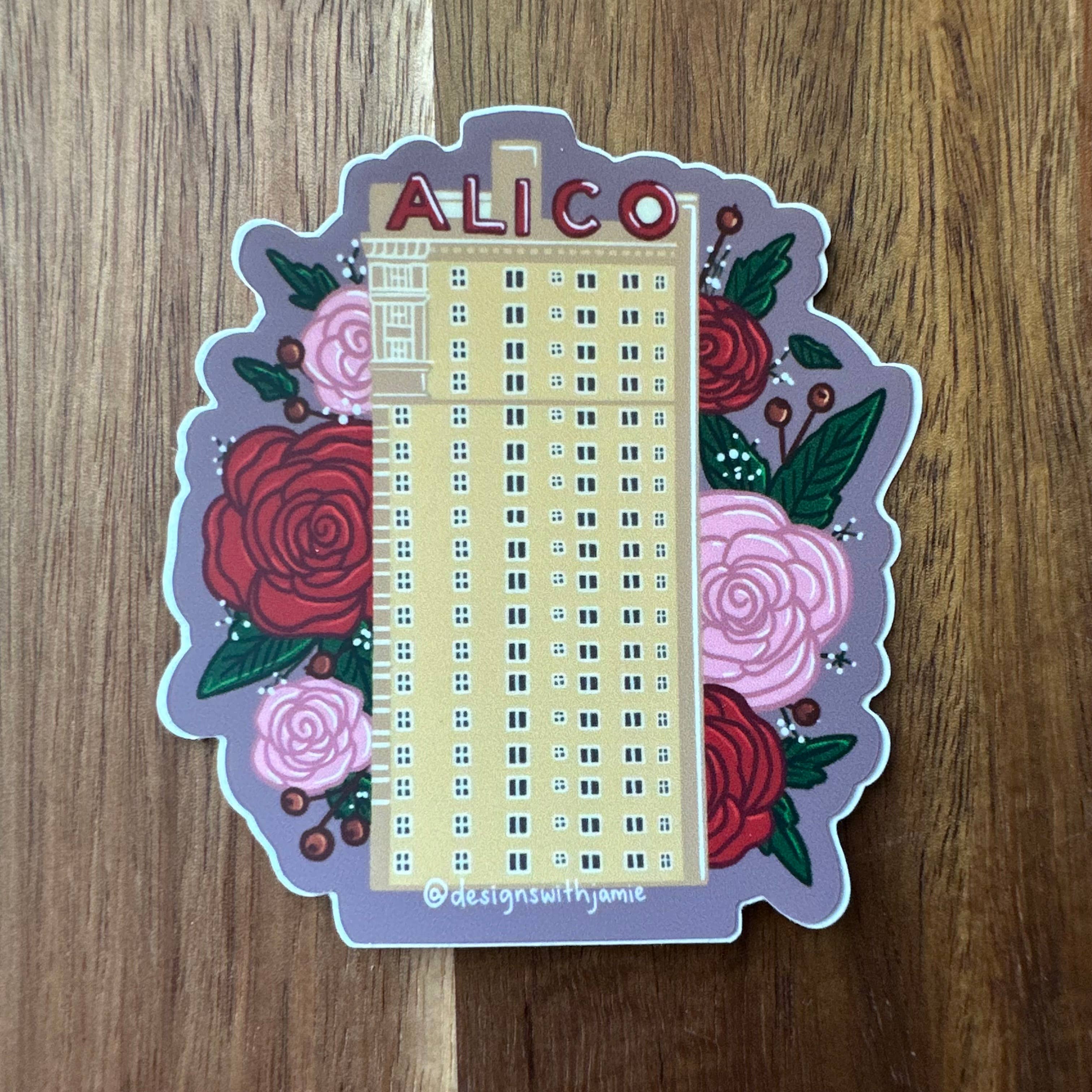 Designs with Jamie - Wholesale Sticker - Waco Alico Floral Sticker2