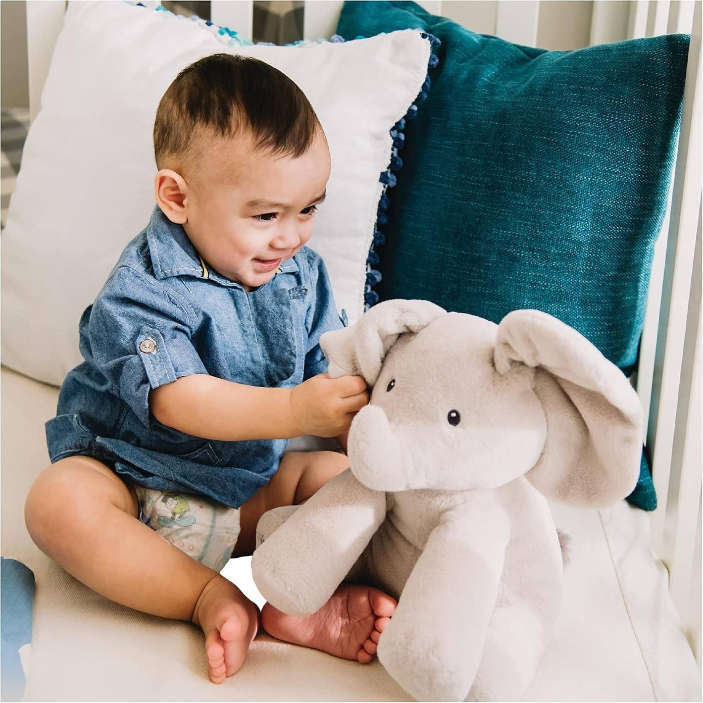 Jactal - Wholesale Stuffed/Plush Toy - Kids & Baby - Animated Plush Gund Flappy The Elephant 30 Cm3