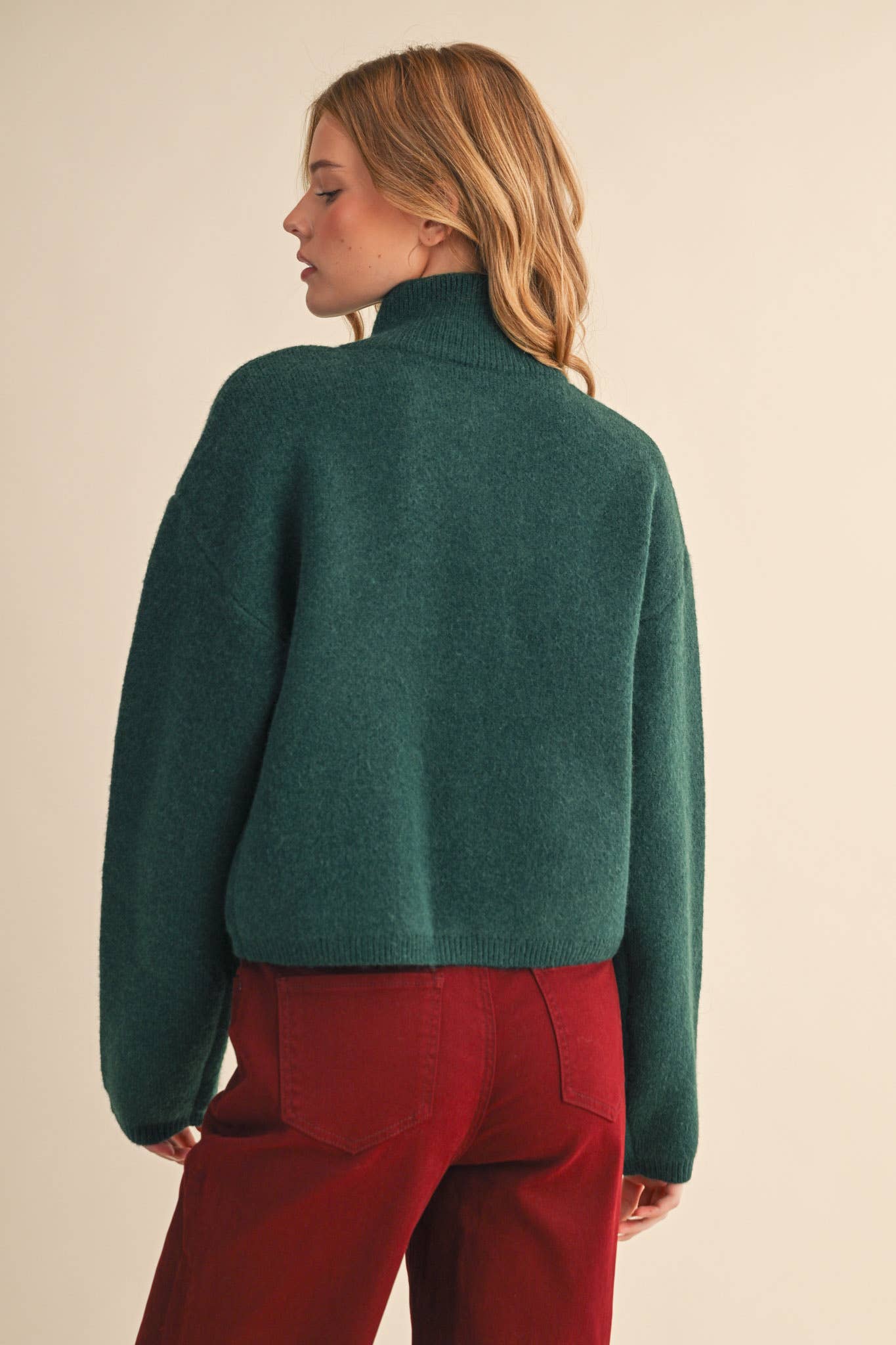 &MERCI - Wholesale Cardigan - Women's - FLORAL ZIP UP SWEATER CARDIGAN MSW1118856