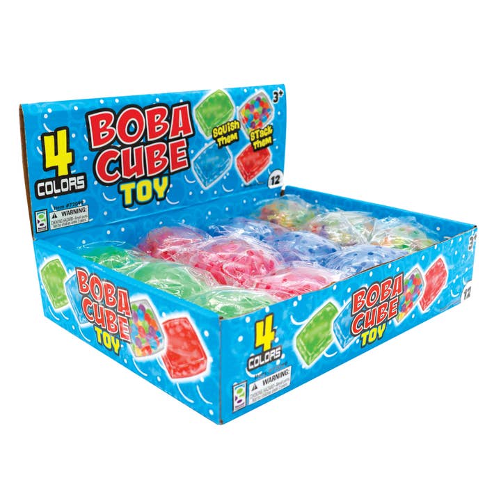 Geddes - Wholesale Squishy Toy - Kids & Baby - BOBA CUBE TOY 12/DSP