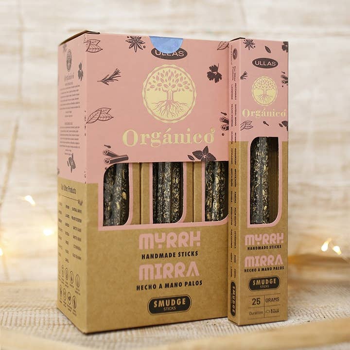 Myrrhe-Weihrauch 12 Einheiten Ullas für den Großhandel von Ethike.eu