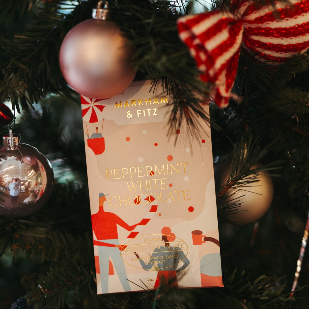 Markham & Fitz Chocolate - Wholesale Chocolate Bar - Peppermint White Chocolate Bar2