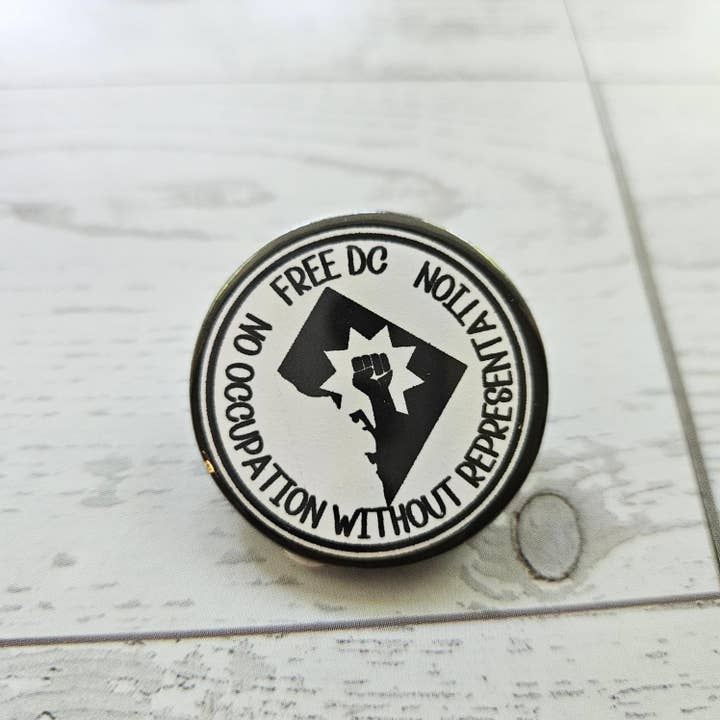 ShesSoCrafty Goods - Wholesale Lapel Pin/Button - DC Activist Social Justice and Protest Pins Pack6