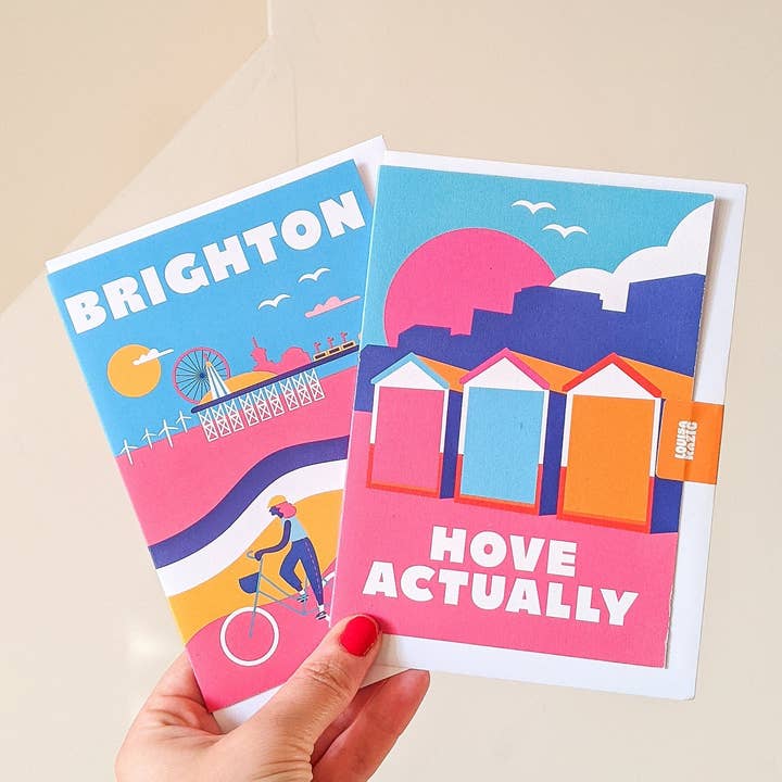 Louisa Kazig - Wholesale Everyday Greeting Card - Brighton Pier Greeting Card3