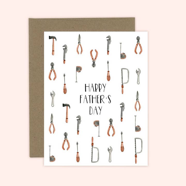 Handy Man - Father's Day Card for wholesale by Almeida Illustrations