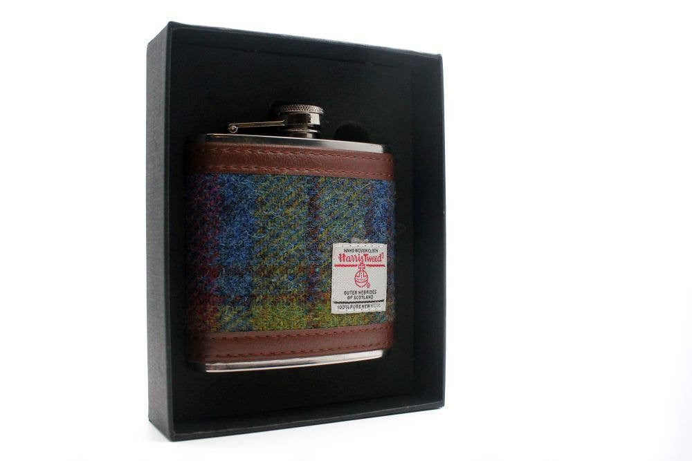 The Scotland Kilt Company – Großhandel Taschenflasche – Hüftflasche Harris Tweed, 6 Unzen, 10 Farben1