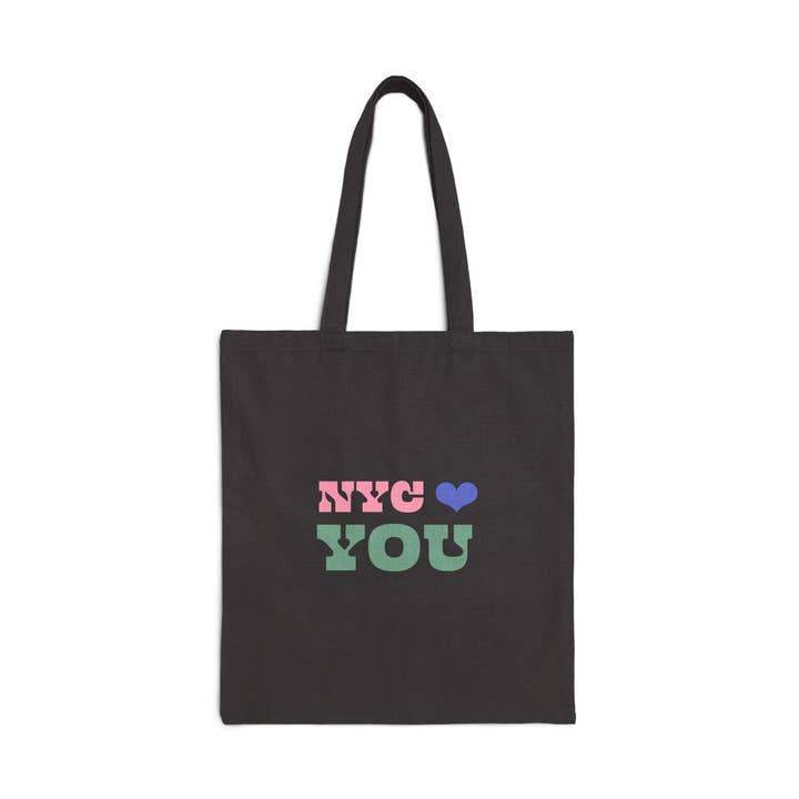 NYC ❤️ You Tote Bag – English | Immigrant Solidarity for wholesale by Bicycle Utopia
