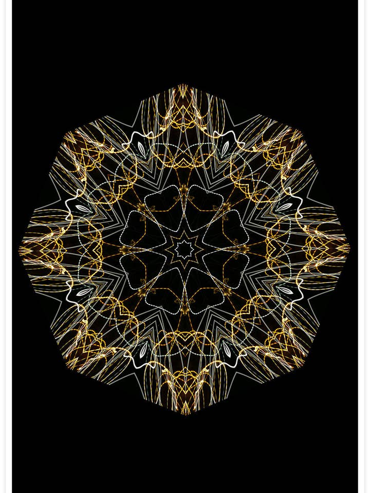 Space Odyssey Mandala-Druck für den Großhandel von The Underdog Print Shop