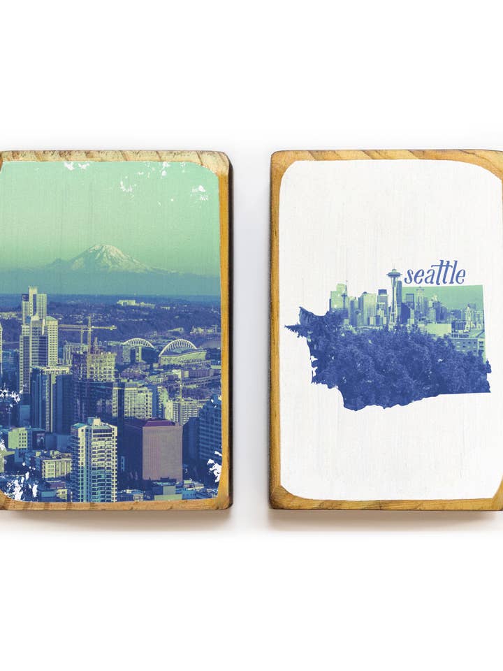 Seattle, Washington, Carte - Serre-livres pour la vente par ARCHd