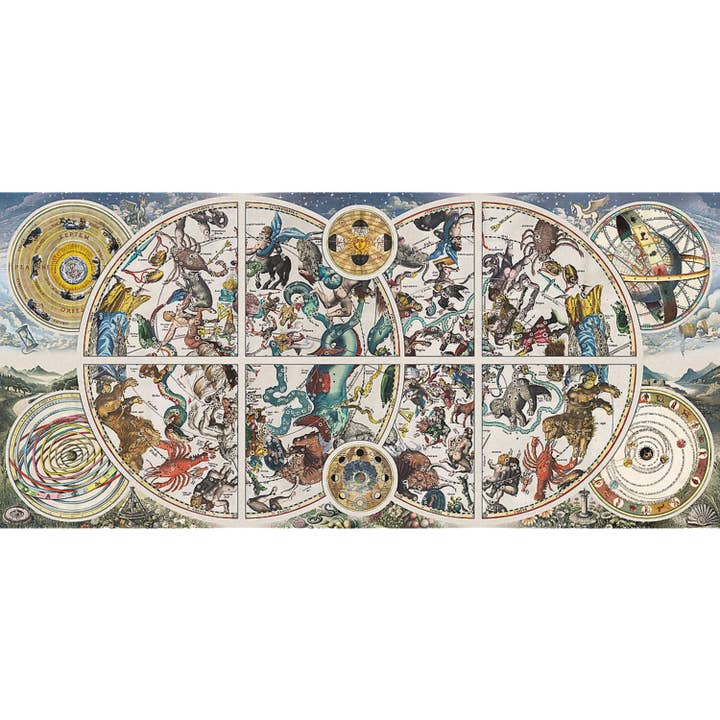 Trefl USA - Wholesale Puzzle - Adult - Trefl Prime 9000 Piece Puzzle - Ancient Celestial Maps