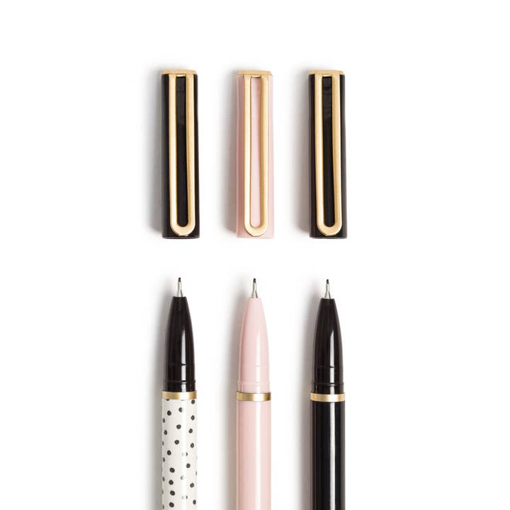 U Brands - Wholesale Pen - U Brands Catalina Porous Felt Tip Pens, 12ct, Dots & Stripes