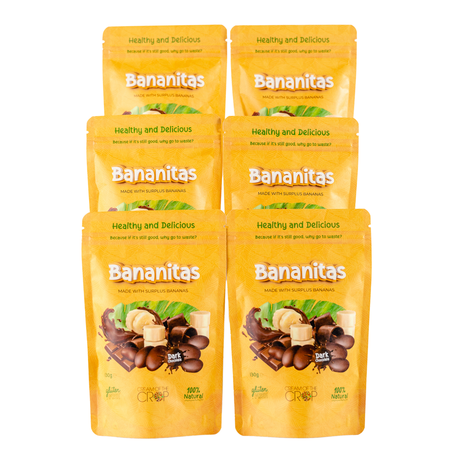 Cream of the Crop - Vente Friandises enrobées de chocolat - Bananitas en chocolat noir2