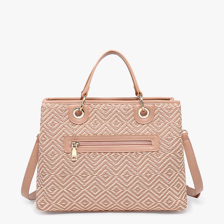 Jen & Co. - Wholesale Tote Bag - Women's - M2429DIA Nancy Woven Diamond Women's Tote Bag3