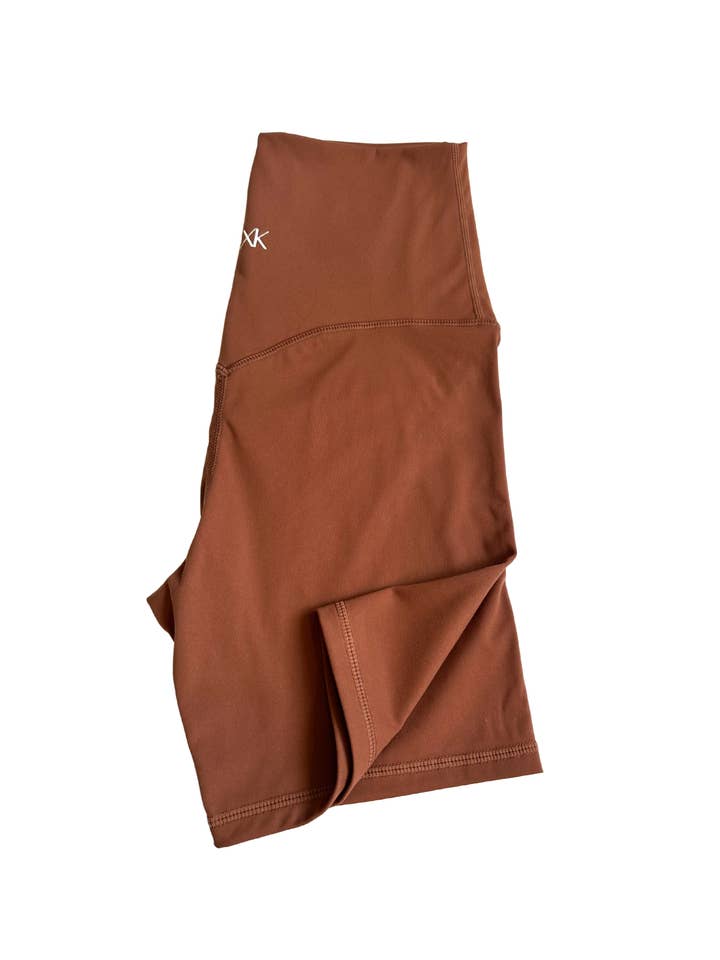 AXK Maternity - Wholesale Shorts - Maternity - AXK CORE Maternity Bike Short - Brown4