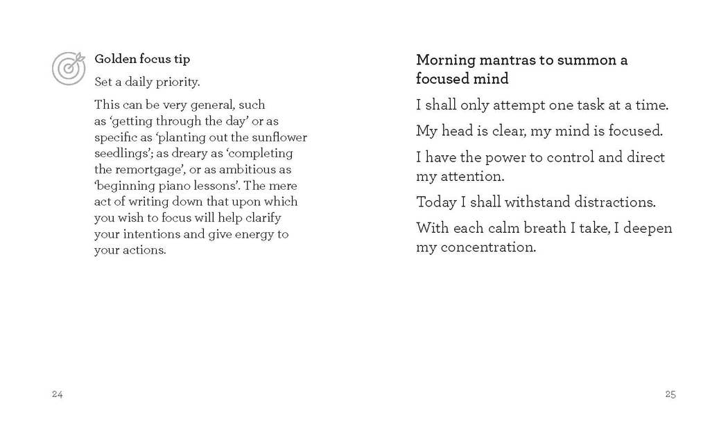 Chronicle Books - Wholesale Self-Help & Personal Development - The Little Book of Focus1