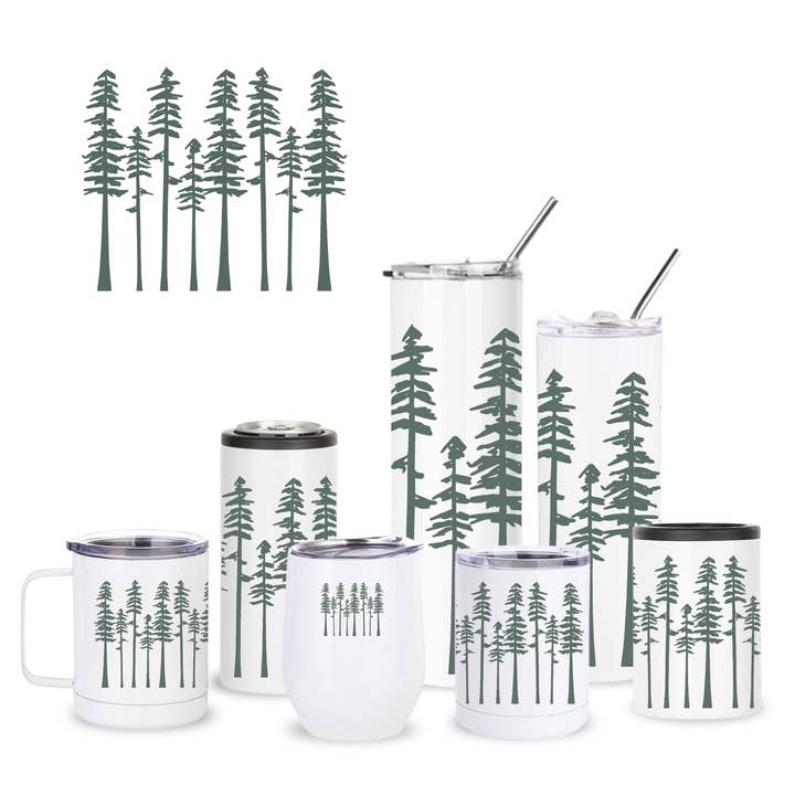 Pine Doodle Insulated Drinkware for wholesale by Creative Compass