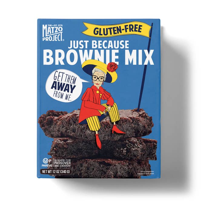 Just Because Brownie Mix for wholesale by The Matzo Project
