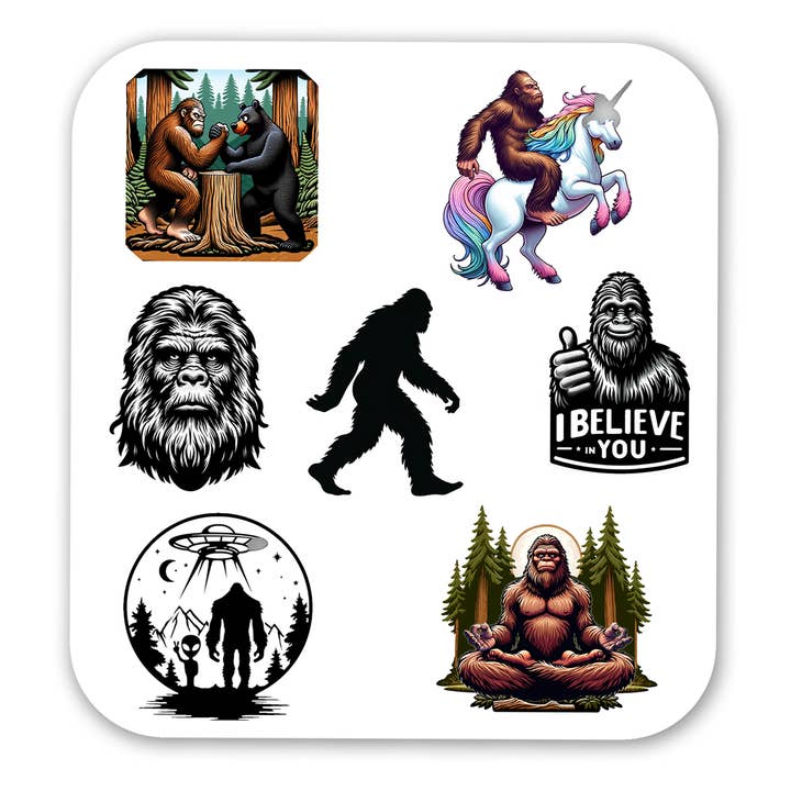 Spårsamling - Bigfoot-klistermärke för wholesale av Sticker Atlas