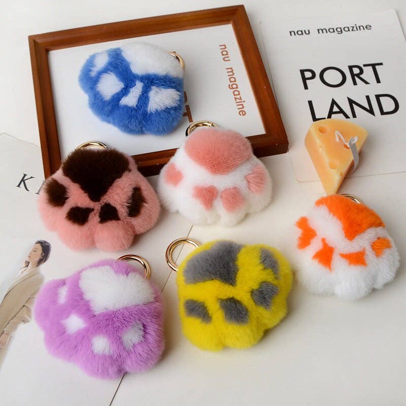 FurDecoration - Wholesale Keychain - Women's - Gift For Her Real Rabbit Fur Keychain Luxury Bag Charms7