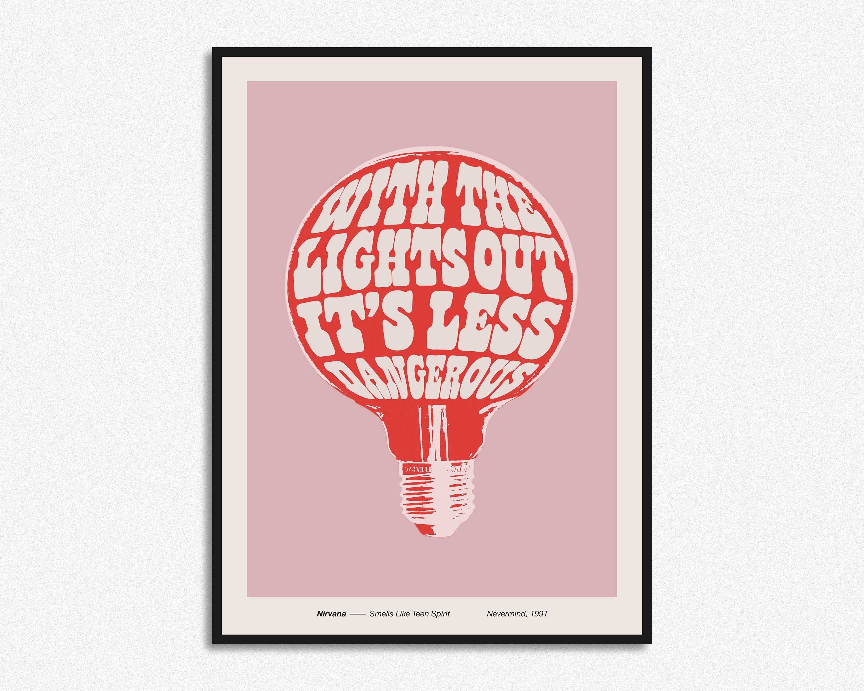 HollieGraphik - Wholesale Art Print - With The Lights Out It's Less Dangerous  Print1