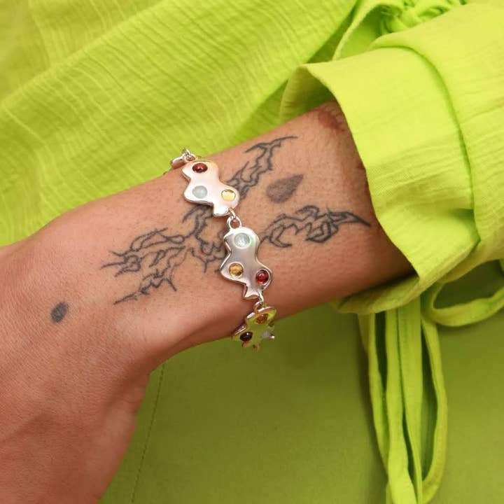 Confetti Cloud Bracelet for wholesale by Take Shape Studio