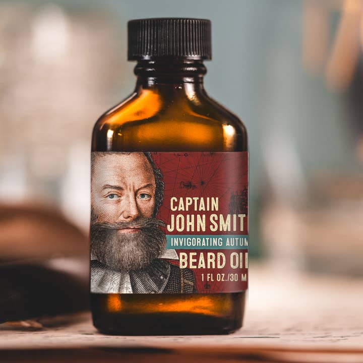 Captain John Smith Beard Oil for wholesale by Wolf & Iron