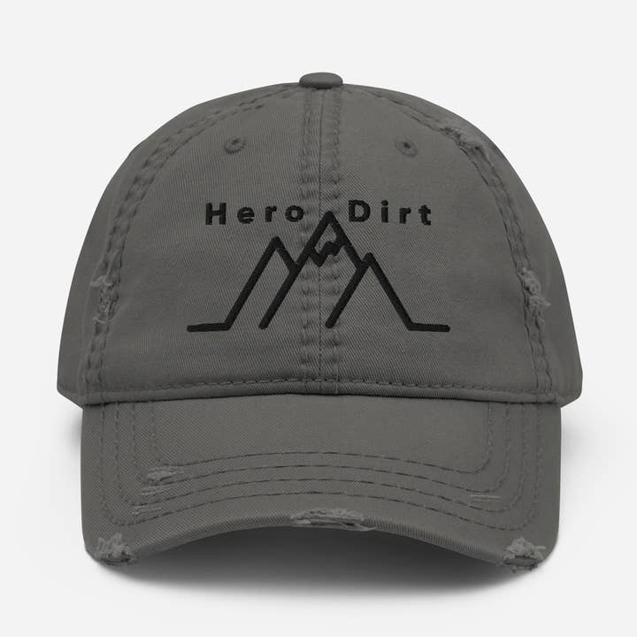 Distressed Hat for wholesale by Hero Dirt LLC
