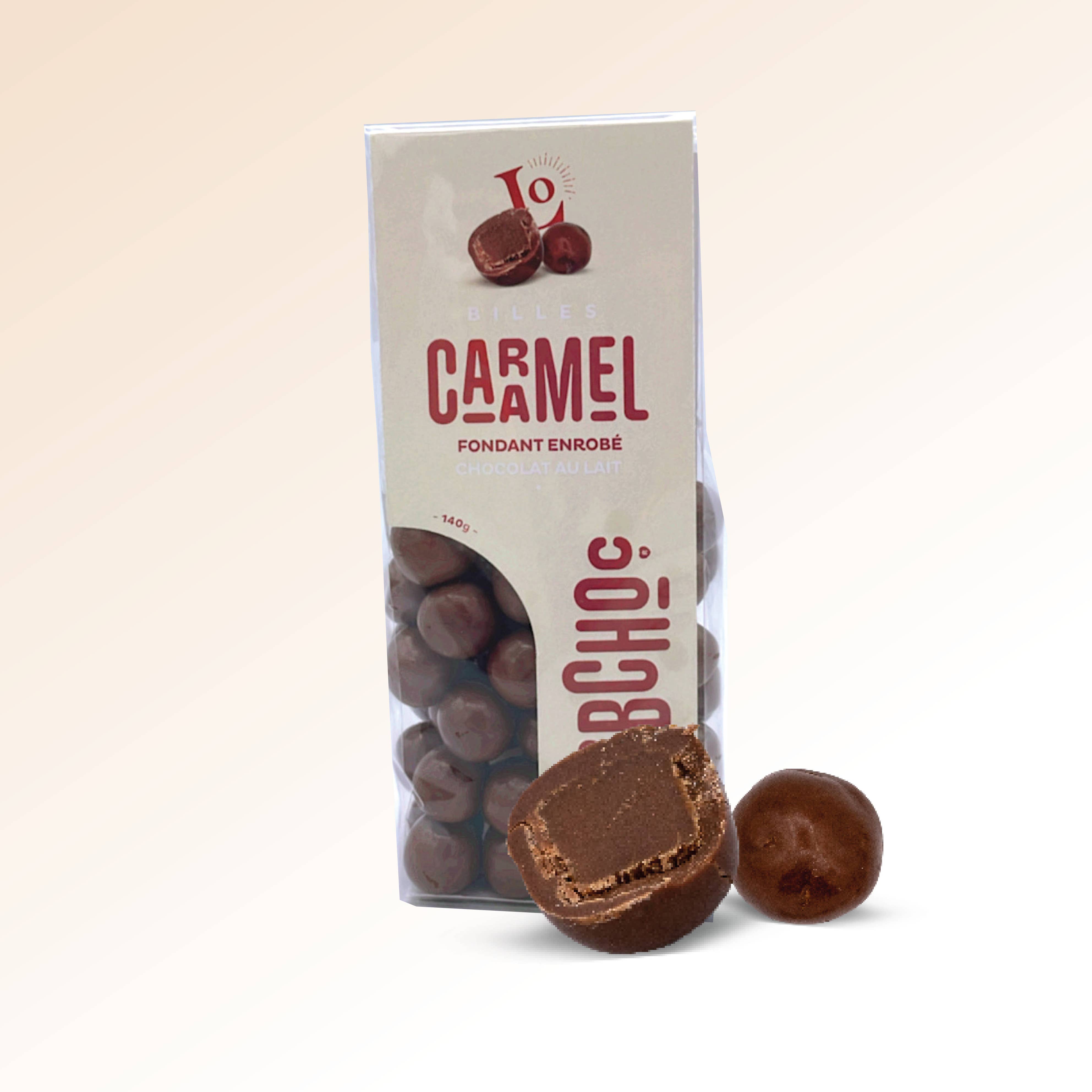 LORLUT CARAMELS – Doces cobertos de chocolate por atacado – Fondant Caramelo com cobertura de chocolate ao leite0