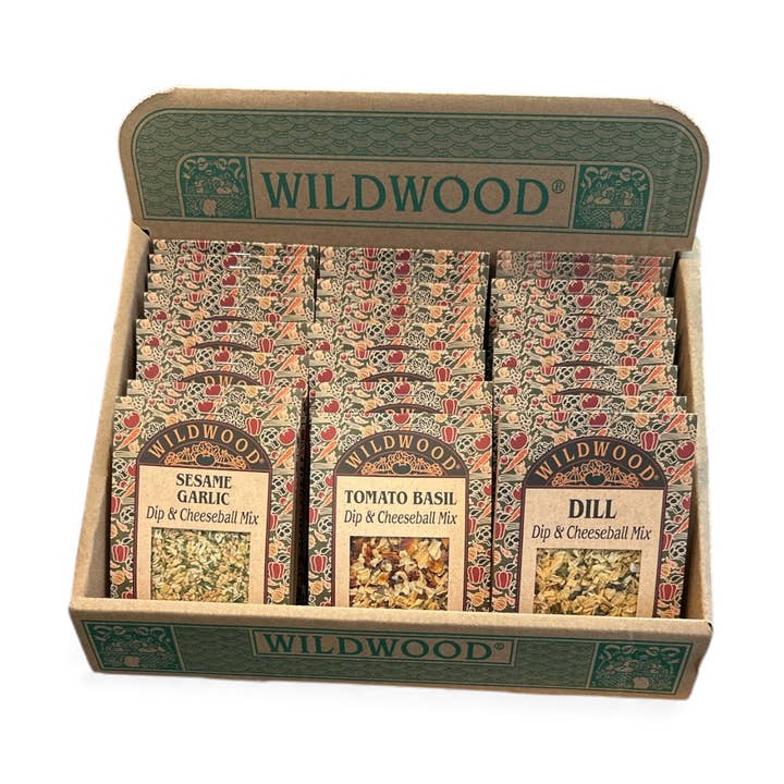 Wildwood Specialty Foods - Wholesale Dip - 3 Dip Collection: Dill, Tomato Basil, Sesame Garlic0