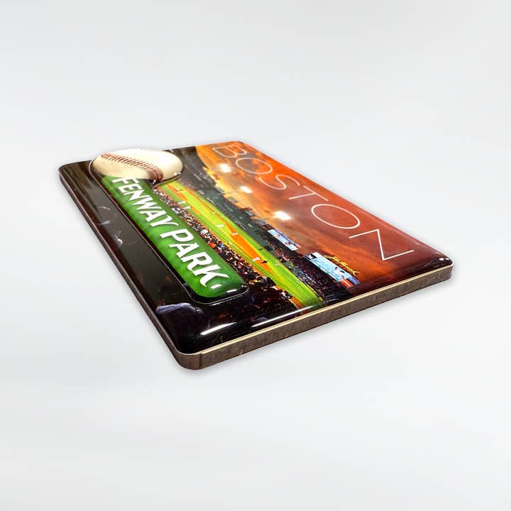 Commonwealth Souvenirs - Wholesale Magnet - Boston Fenway Park Night Bilevel Magnet2