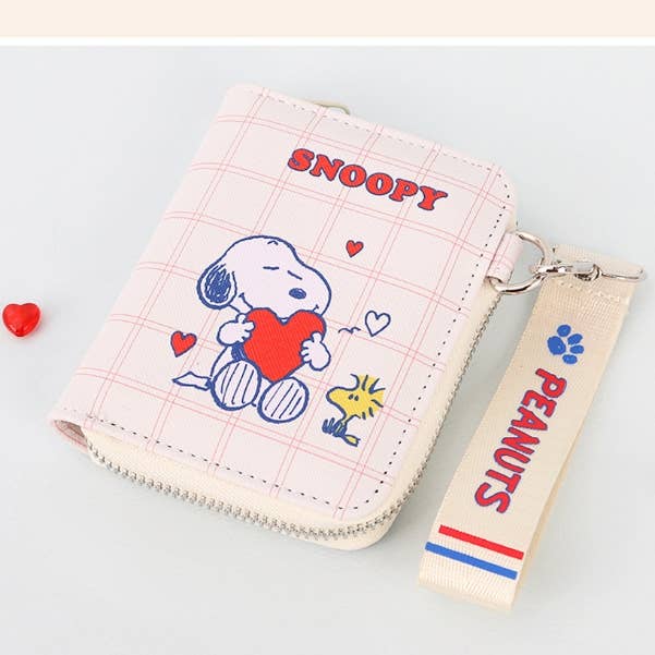 K-Wonderland - Wholesale Wallet - Women's - Peanuts Snoopy Strap Wallet Purse1