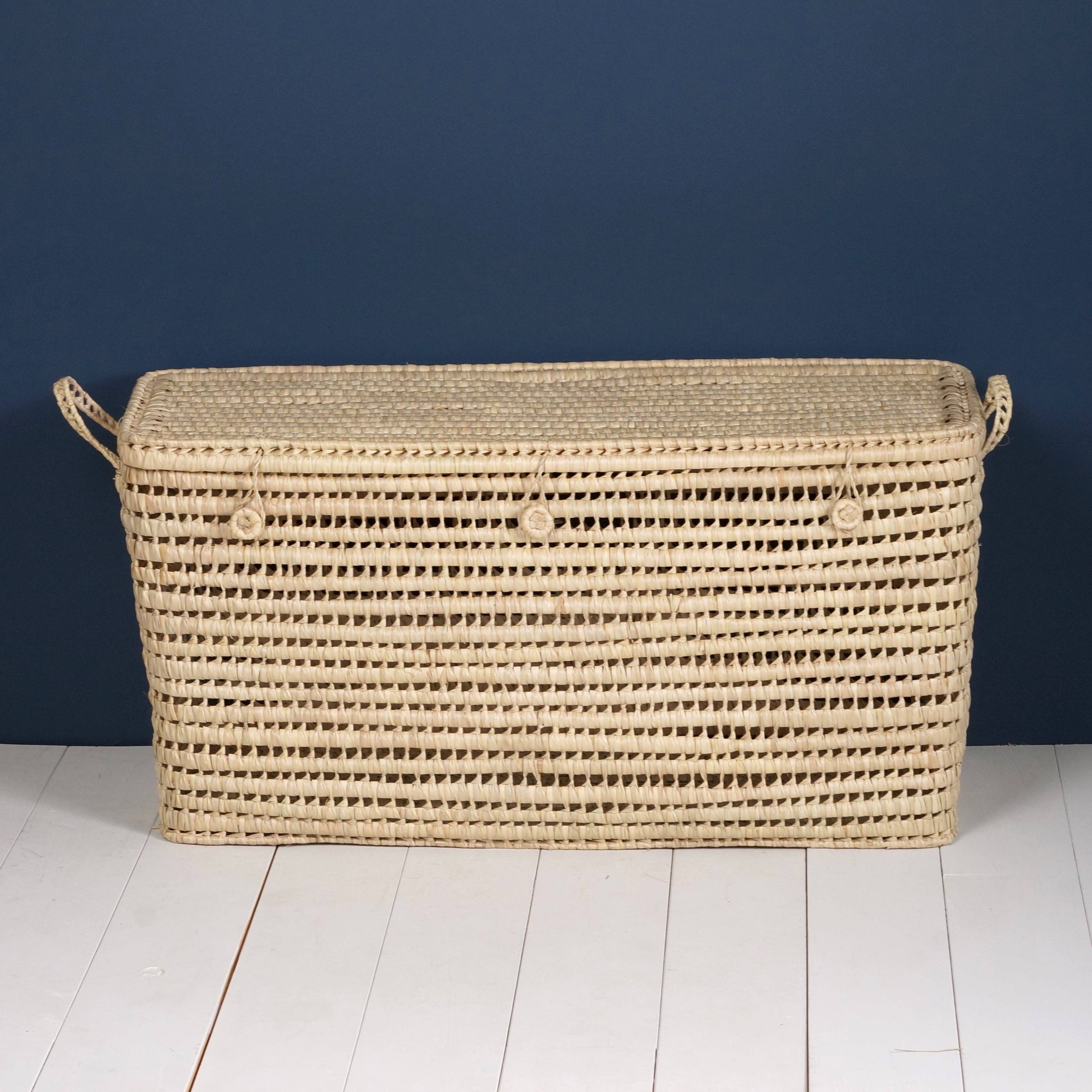 Bohome Living - Wholesale Basket - Palm leaf storage chest 100cm6