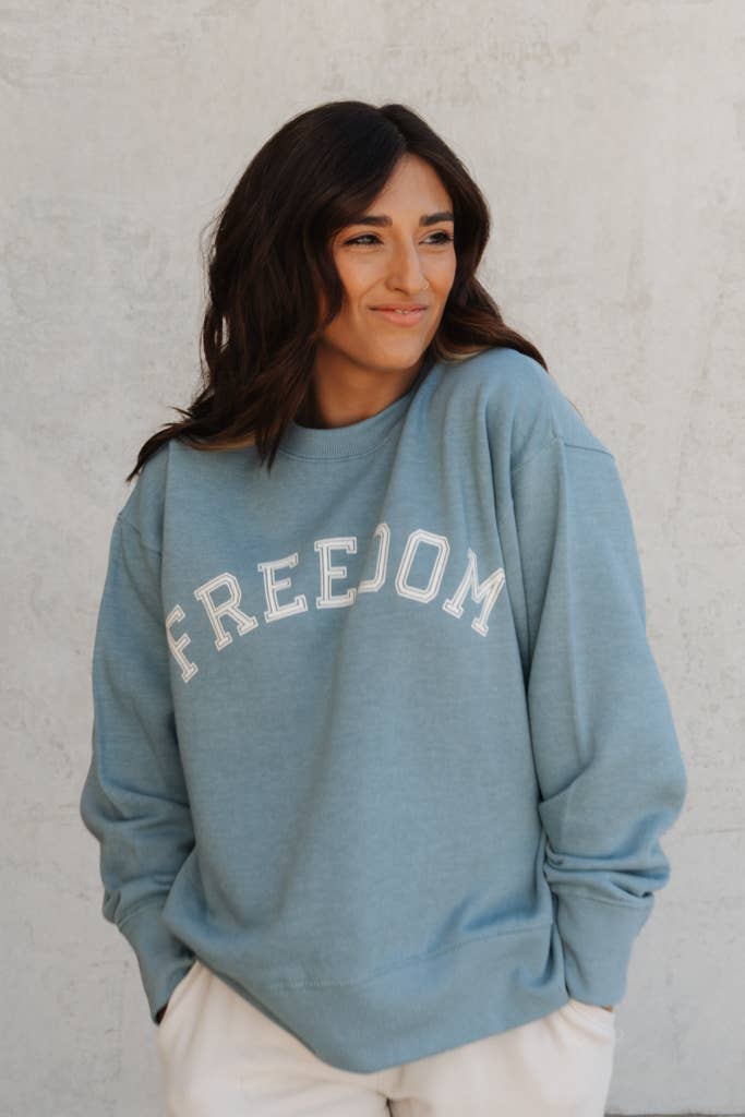 Crowned Free - Wholesale Graphic Sweatshirt - Women's - Freedom Sweatshirt 6
