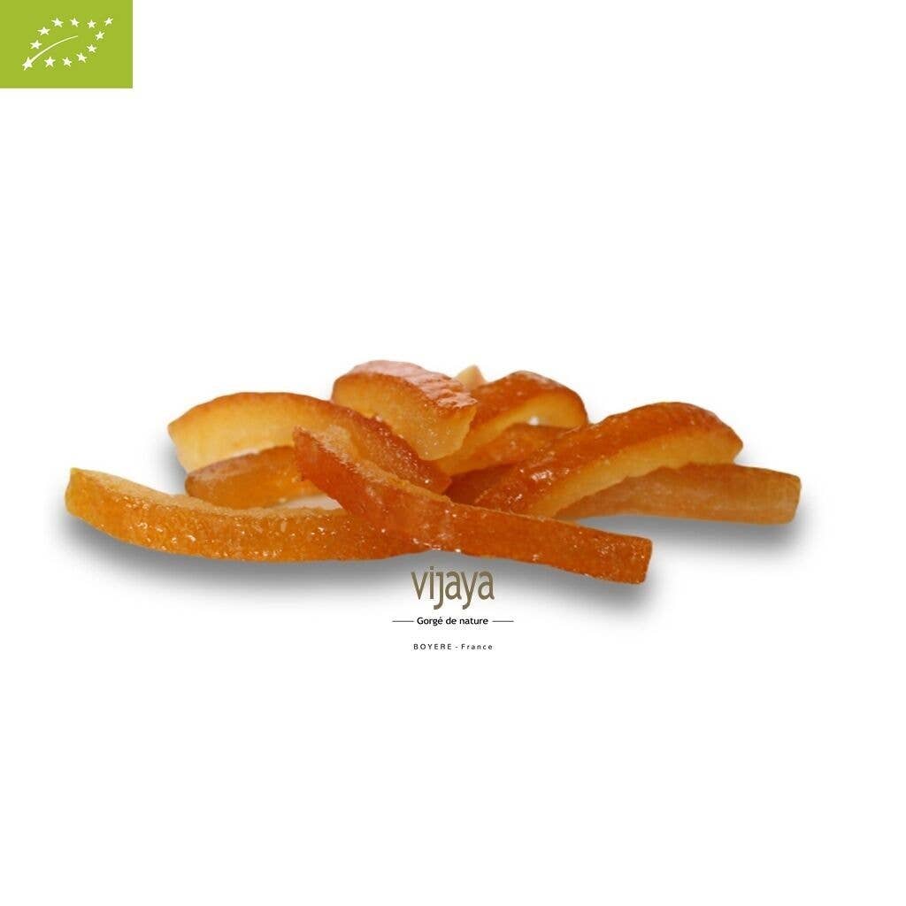 VIJAYA - SAS J.L. BOYERE - Vendita all'ingrosso Frutta secca/disidratata - Scorza d'arancia candita - Bastoncini - 125 g - Biologica*2